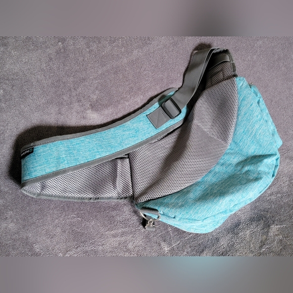 PetAmi Tiffany Blue and Gray Pet Dog Cat Sling Carrier NWOT Sz Small Up To 5lbs - Picture 10 of 14